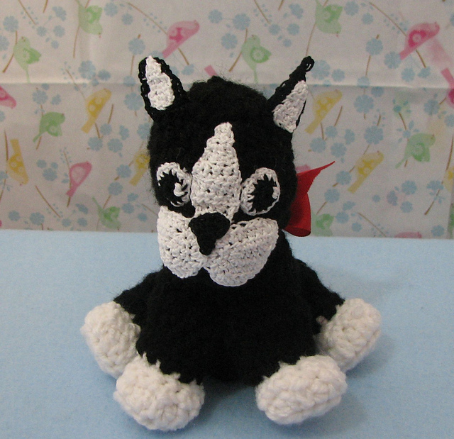 Mini Boston Terrier Toy