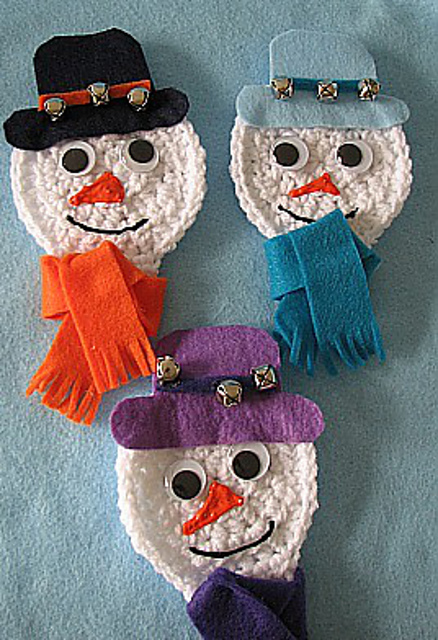 Snowmen Ornaments and Gift Card Holders
