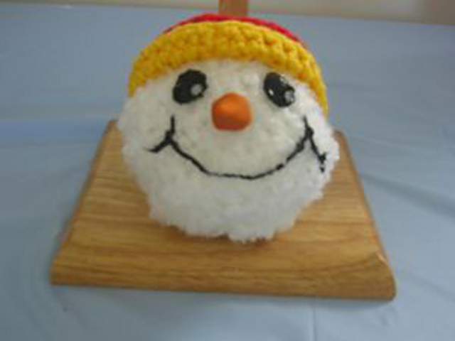 Large & Small Snowman Head Ornaments