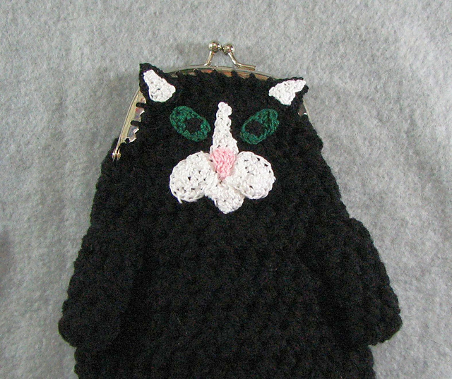 Black Cat Coin Purse