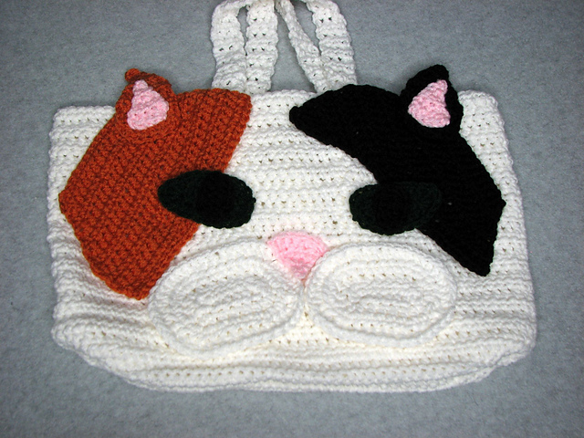Patches Cat Tote Bag