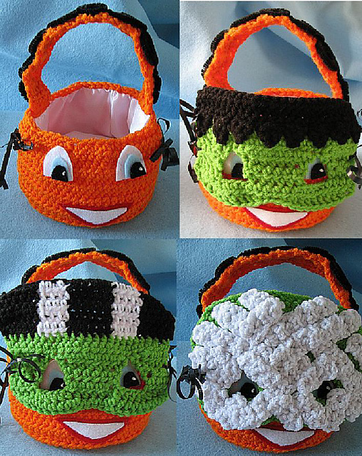 Pumpkin Tote With Masks