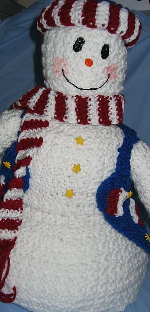 Snowman Gift Container