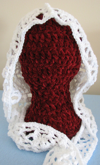 Bobble Pineapple Scarf with Hood