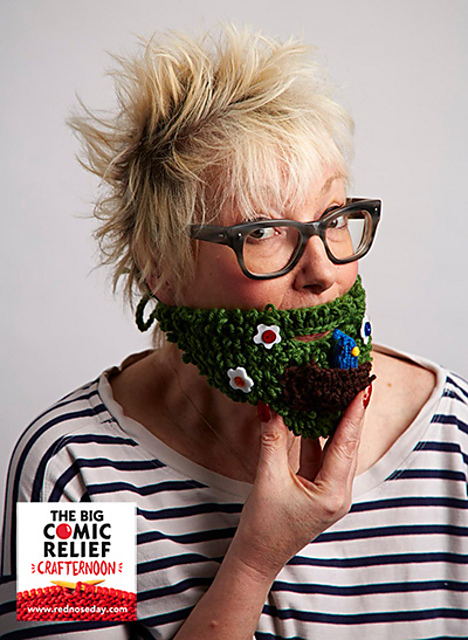Woolly Whiskers Knitted Beard
