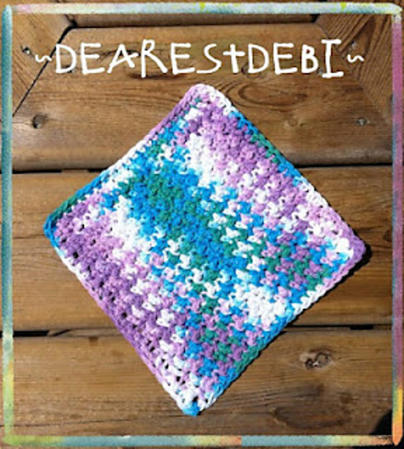 Easy-Peasy Dishcloth by DearestDebi
