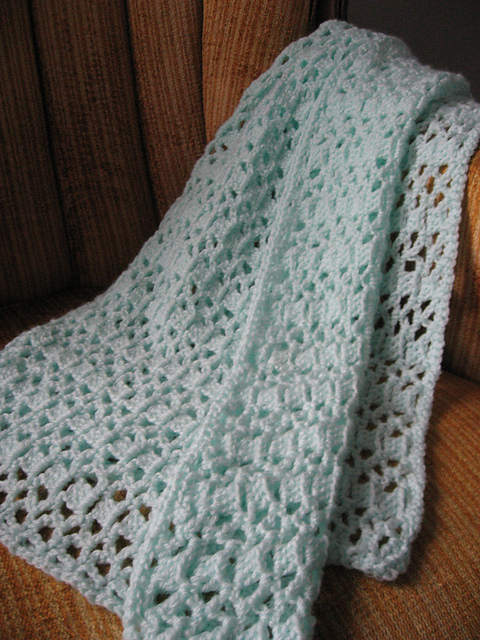 Columns and Lace Blanket