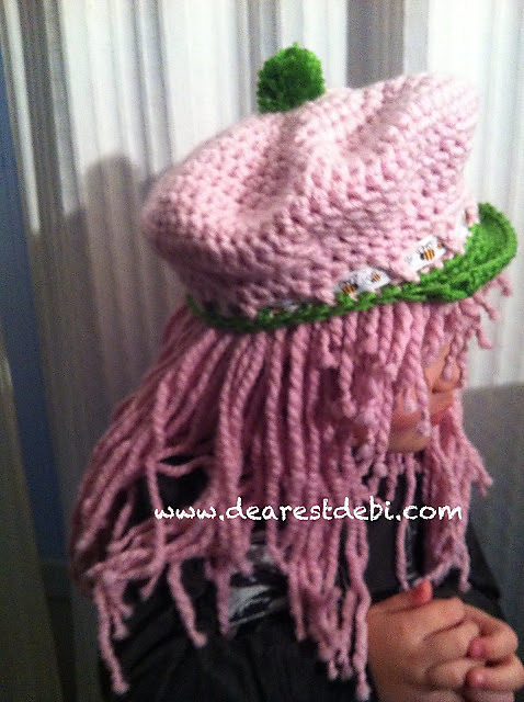 Strawberry Shortcake Inspired Hat & Wig