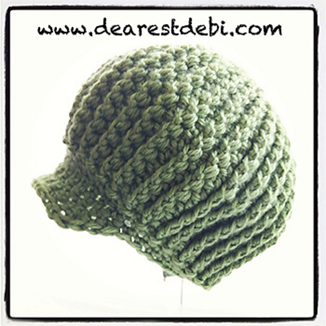 Newsboy Ribbed Baby Beanie