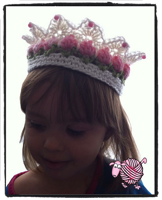 Flower Girl Crown