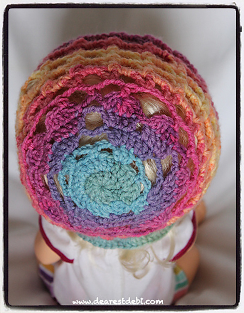 Valentines Hearts Bonnet