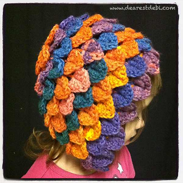 Crocodile Toddler Bonnet