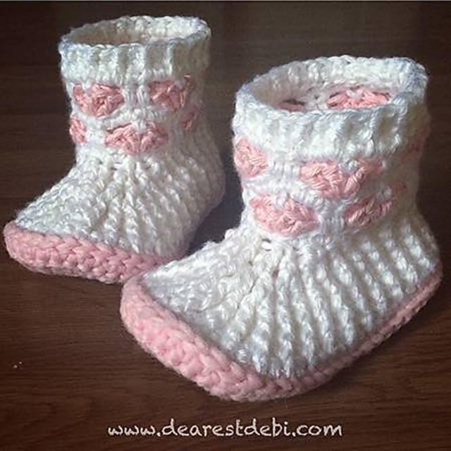 Cupid's Sweet Hearts Booties