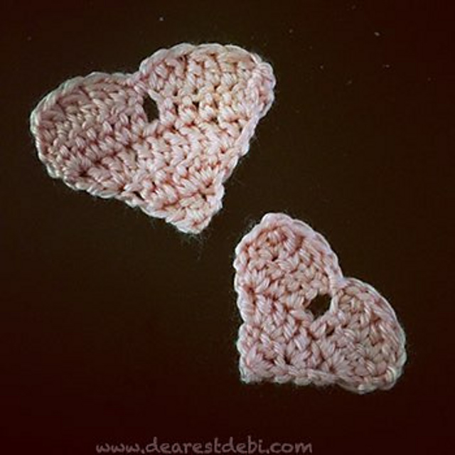 Heart Scraps Appliques