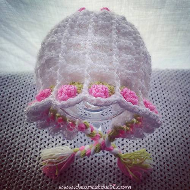 Little Miss Flower Bonnet