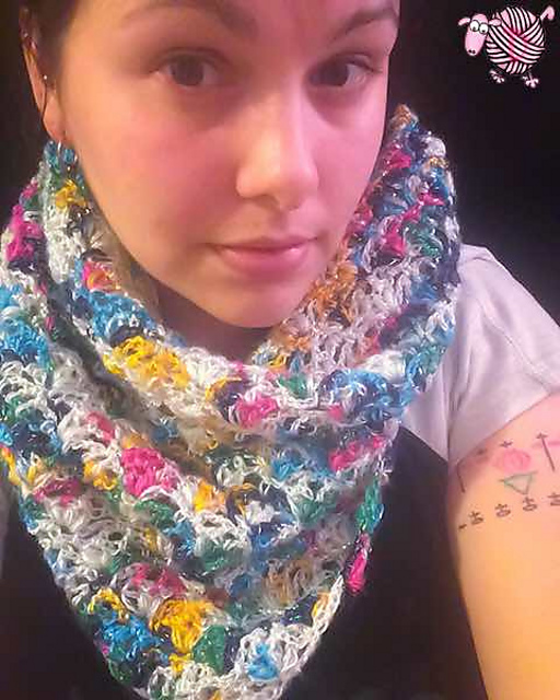 Lazy Shell Scarf Shawl