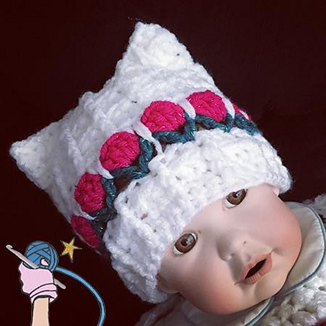 Waffle Flower Garden Hat