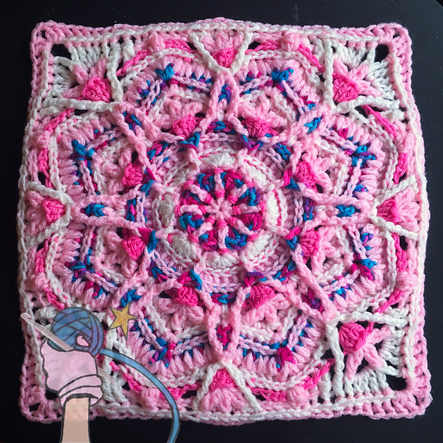 Octagram Kaleidoscope Block