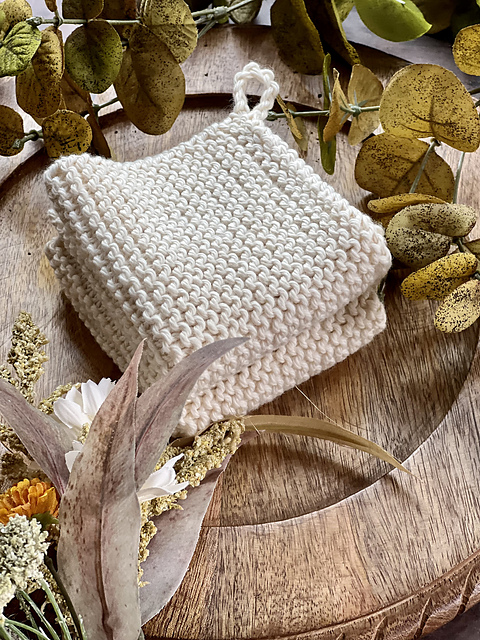 Simple Knitted Dishcloth