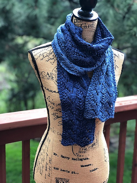 Ripples and Lace Scarf