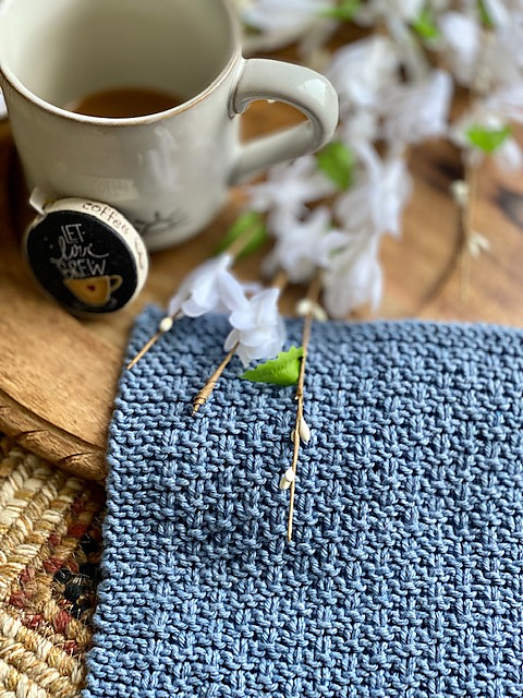 Mini Basket Weavin' Dishcloth