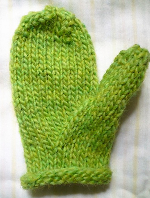 Any Gauge Mittens, Top Down
