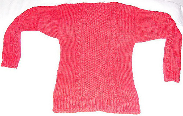 Cozy In Cables Big Kids Sweater