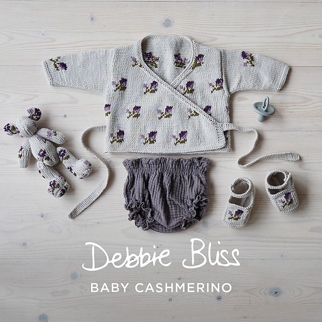 Lilac Rose Baby Layette Set