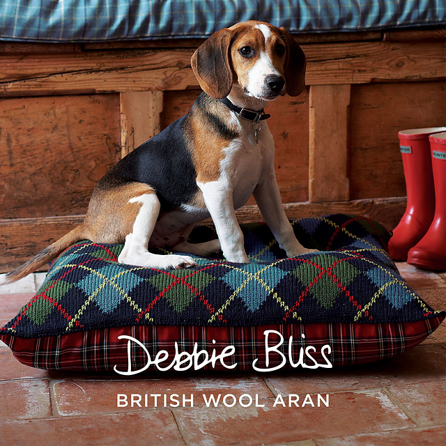 Argyle Bean Bag Dog Bed
