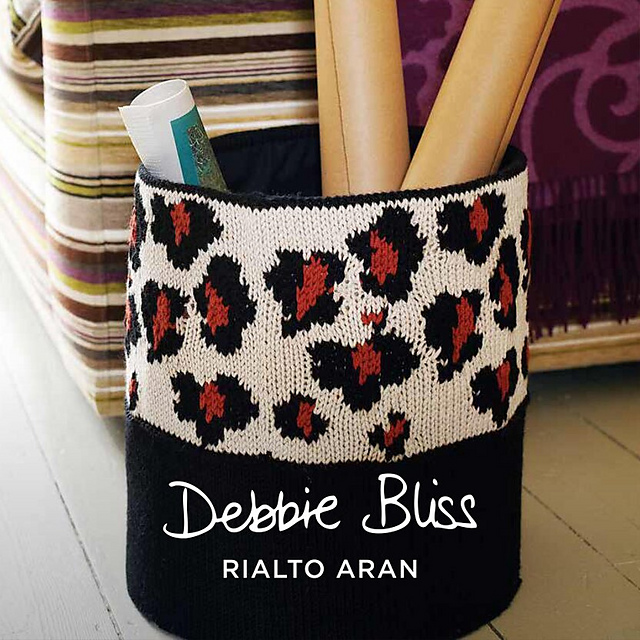 Leopard Waste Basket