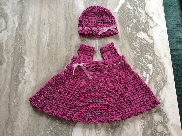 V-stitch sundress