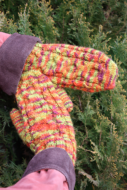 Coiled Mittens