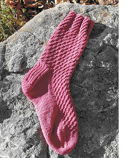 Raspberry Swirl Socks