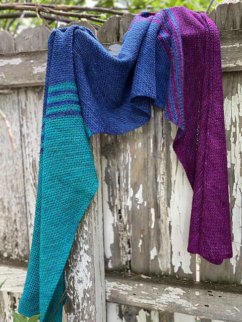 Rugby Stripes Shawl