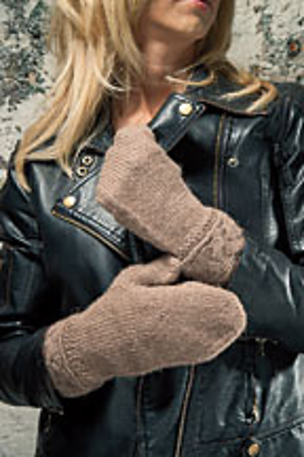 Plaited Mittens