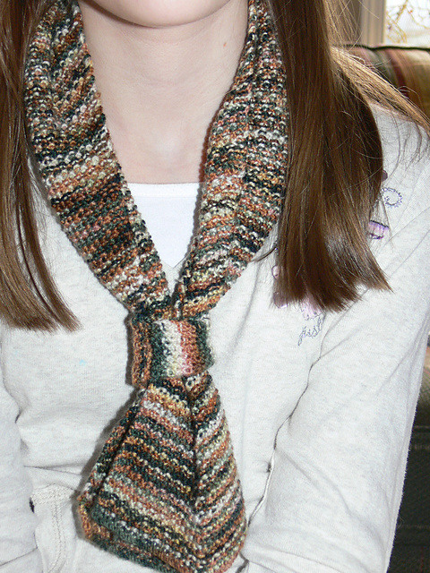 Vintage Seed-Stitch Scarf