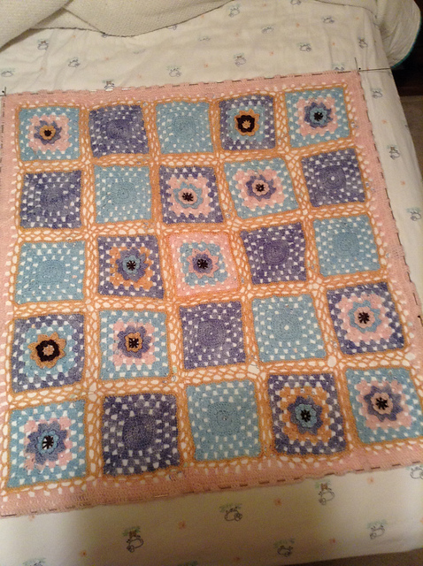 Flower Square Pillow