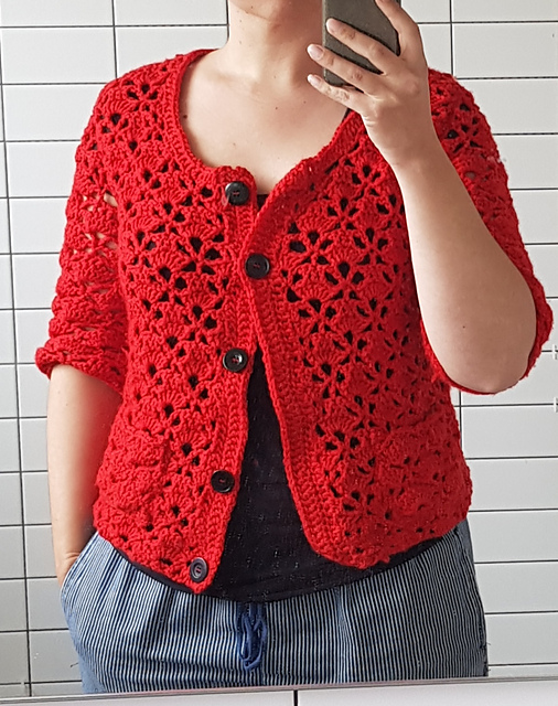 Fan Stitch Cardigan