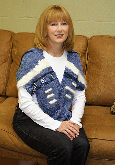 Trellis Cable Scarf