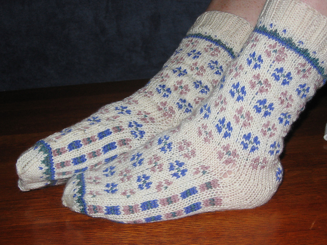 Candied Violets: The Socks