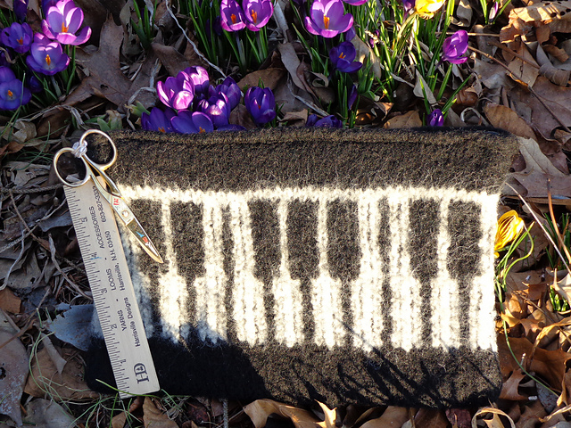 MUSICA: The Felted, Zippered Purse