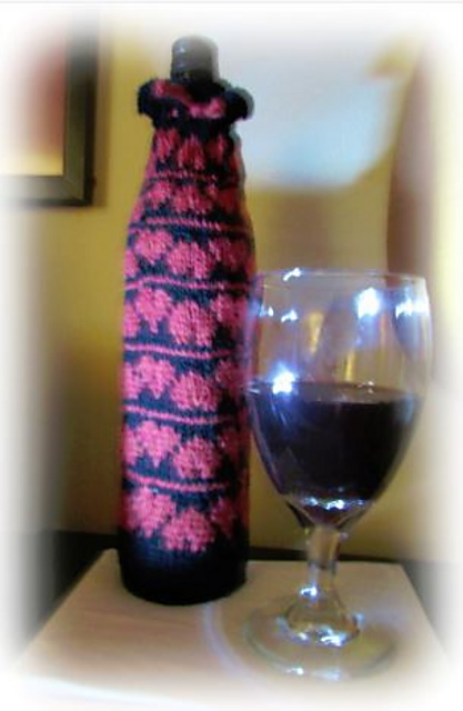 Valentine's Wine Sweater