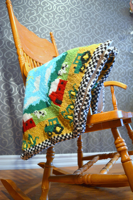Solomon T. Rawlings Barnyard Baby Blanket