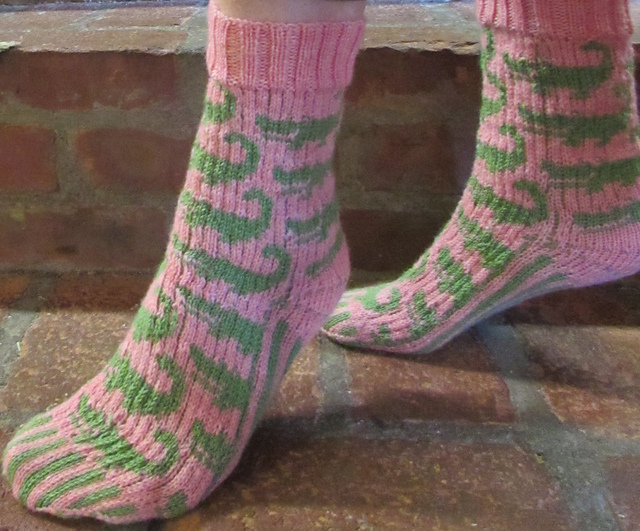 Preppy Alligator: The Sock