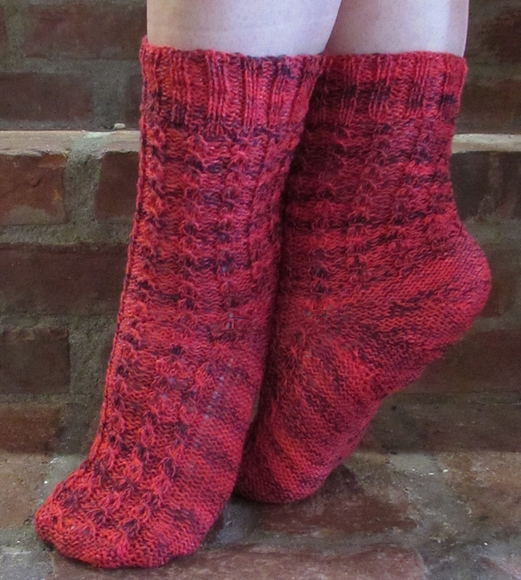 Black & Red All Over Socks