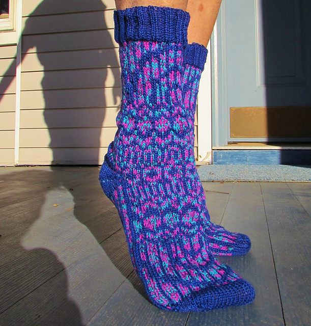 Rose Window Socks