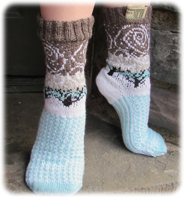 Snow Squall Socks