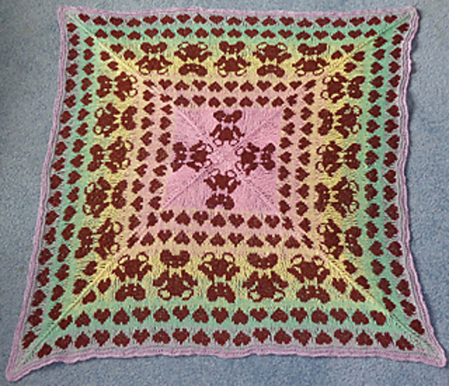 Our First Baby Stranded Blanket
