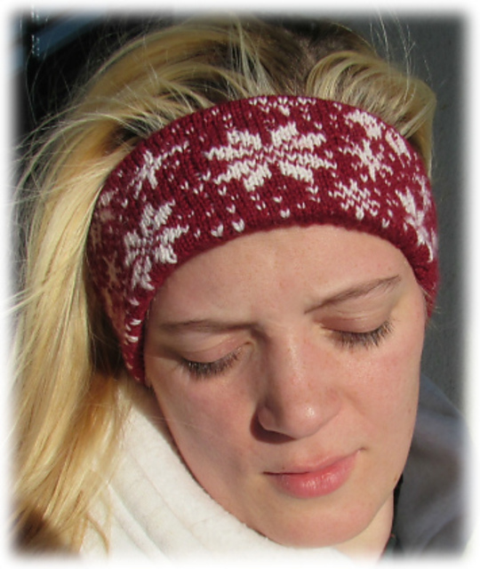 Ravelry SNOW Headband pattern by Deborah Tomasello