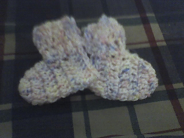 Open-Heeled Preemie Booties